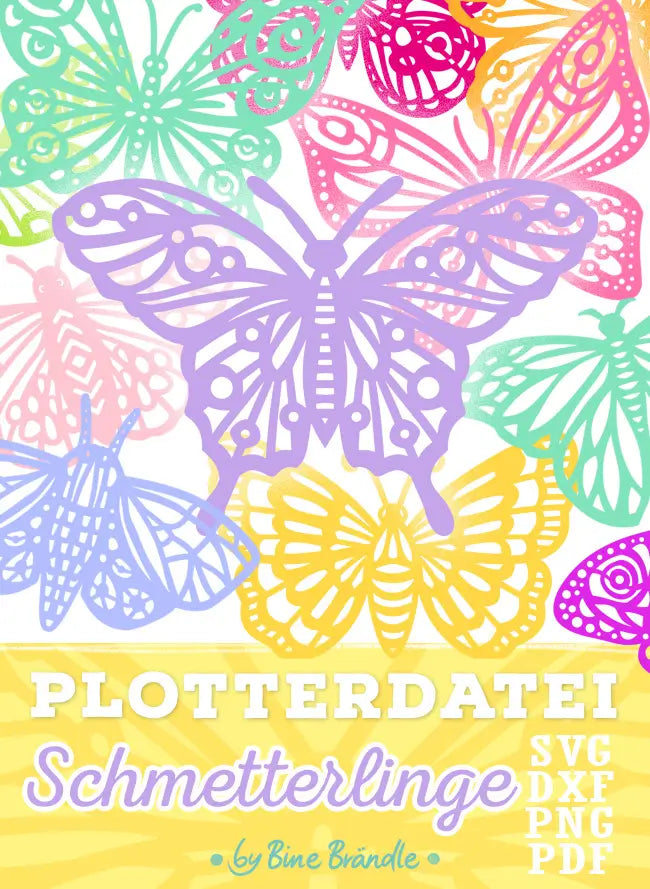 Schmetterlinge für Plotter