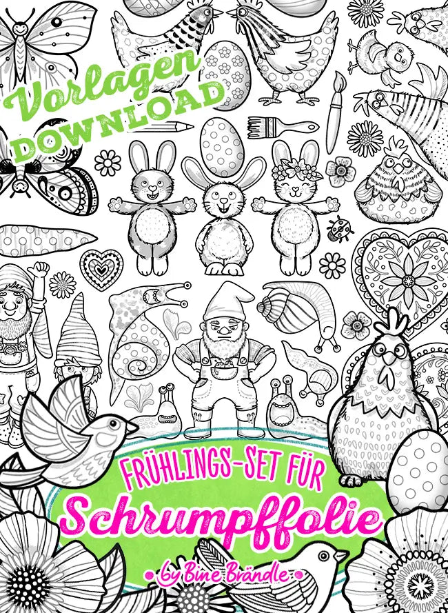 Schrumpffolie FRÜHLINGS-Set