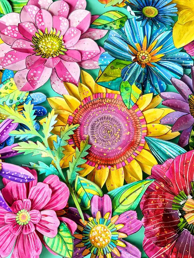 3D Blüten – Innovatives Design für jeden Raum – Bines Download Shop