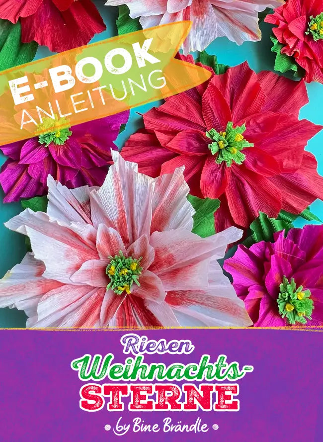 Riesen Weihnachtssterne – Einfache Anleitung & Vorlagen – Bines Download  Shop