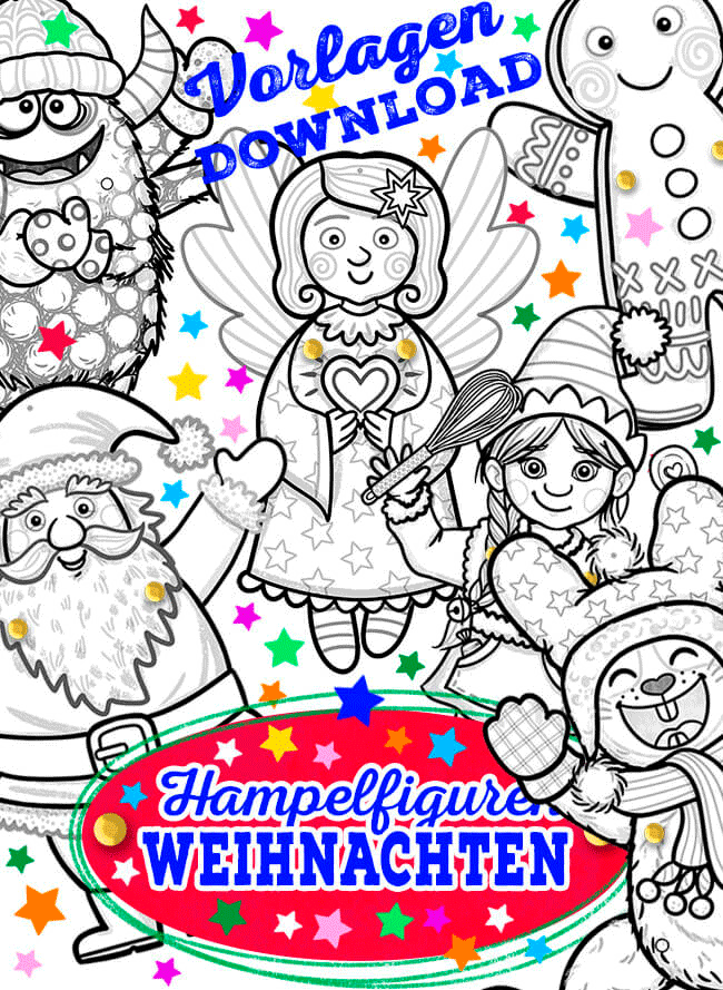 Hampelfiguren Weihnachten