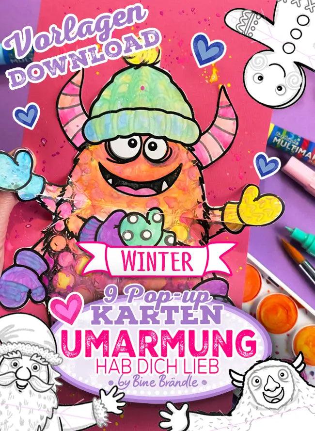 Umarmungskarten Winter & Weihnachten