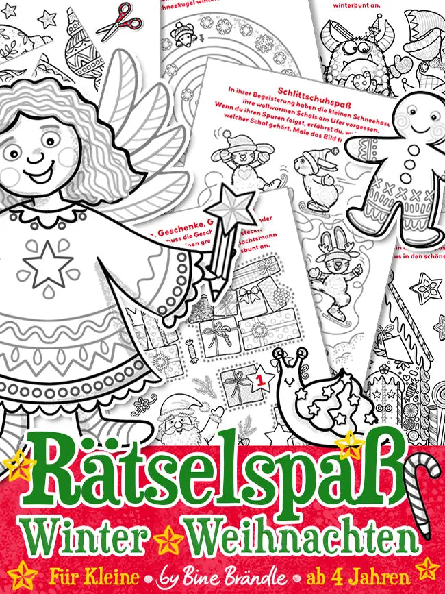 Rätselspaß Weihnachten für Kinder
