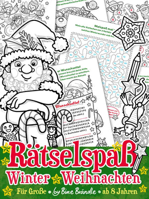 Christmas puzzle fun for children aged 8 and up