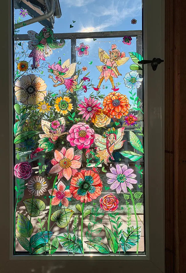 Fairies & Flowers - Creative window decorations for your home